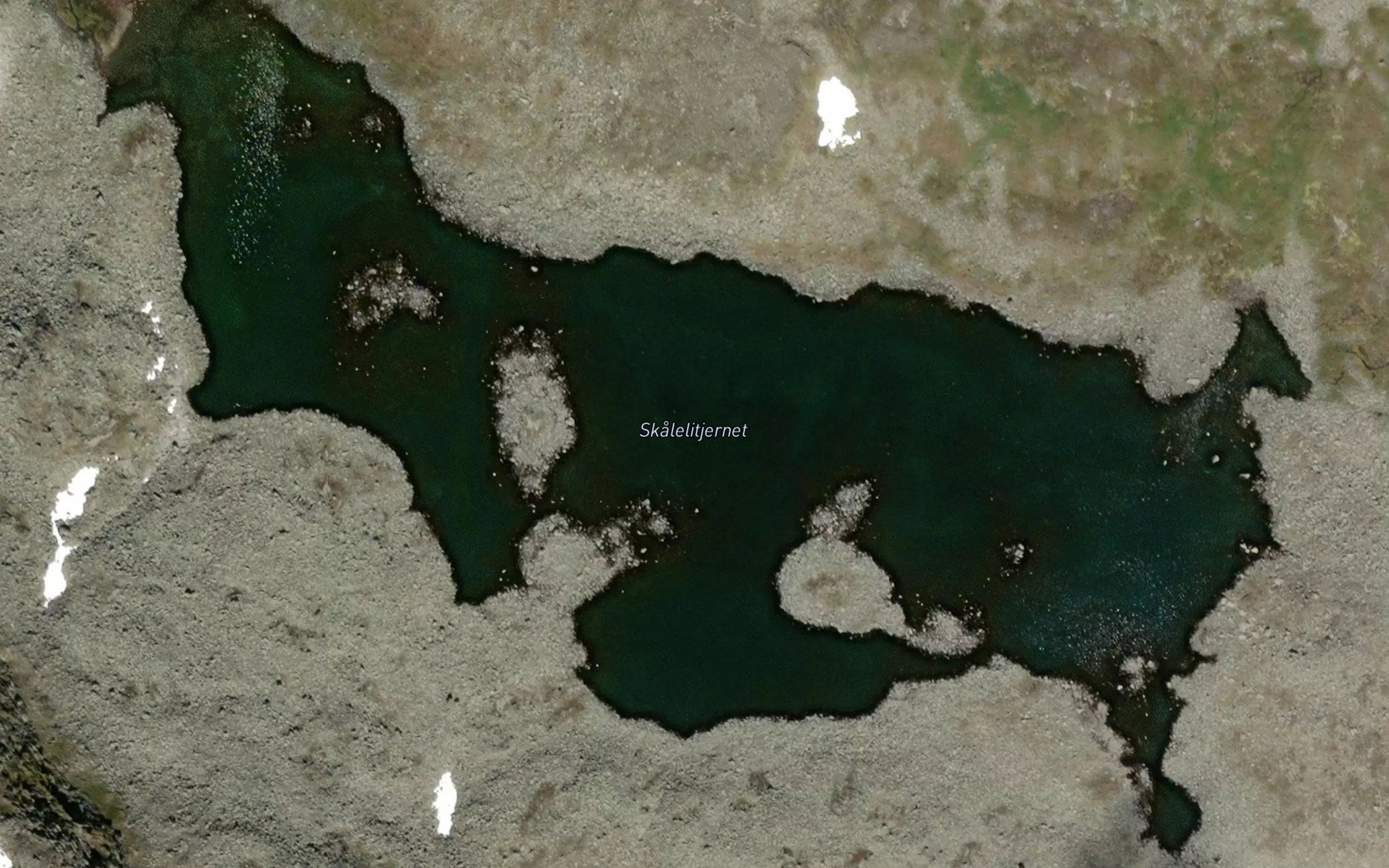 Satellite map of the Skalelitjernet