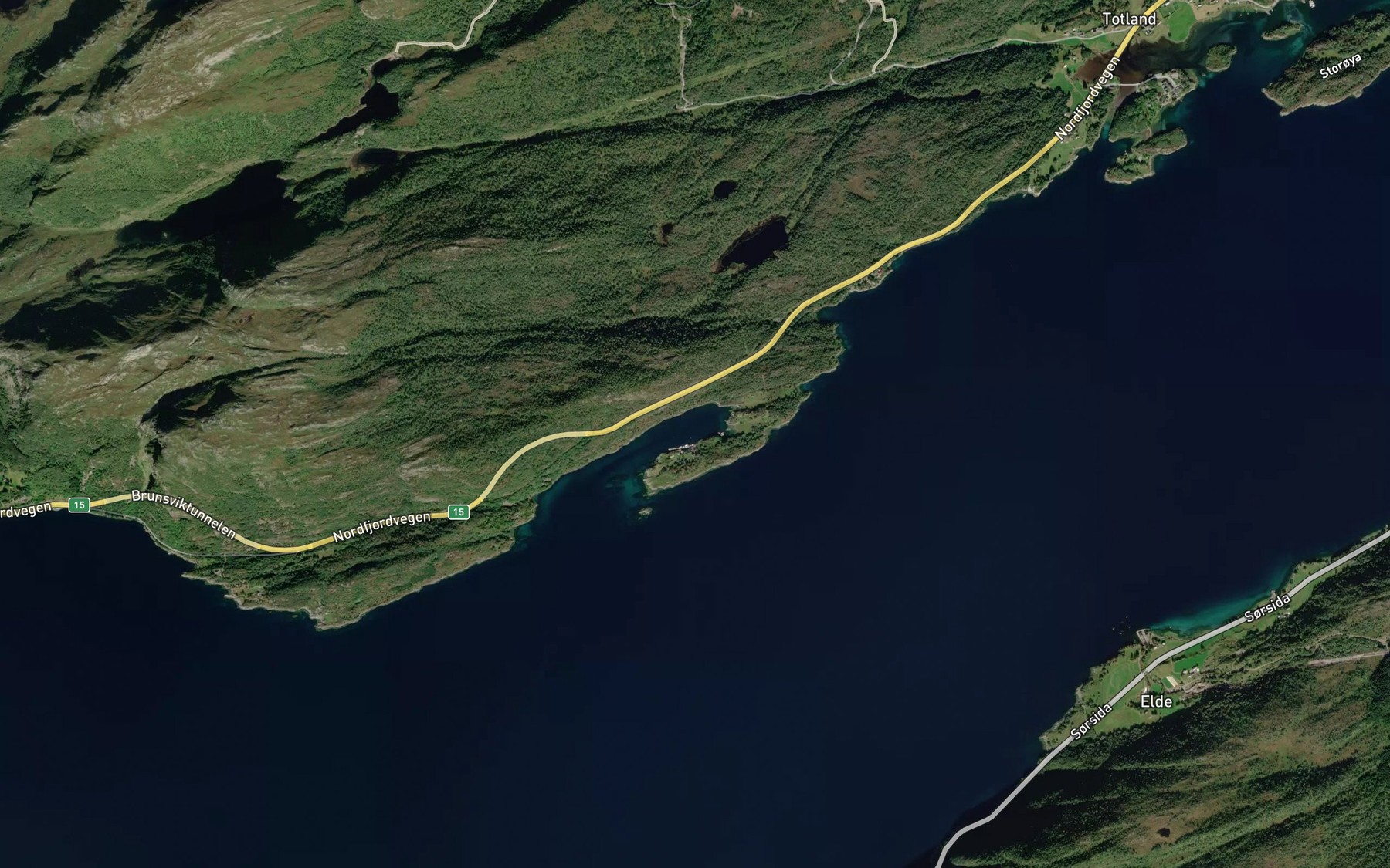 Satellite map of the Krokepollen