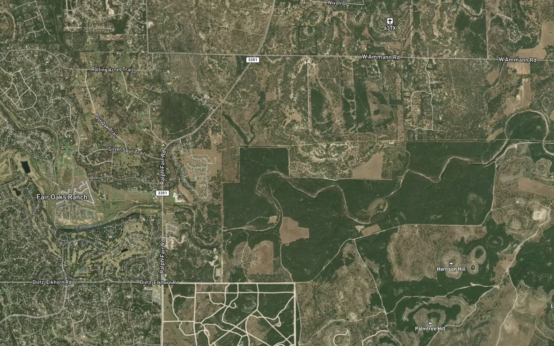 Satellite map of the Georgs Hole