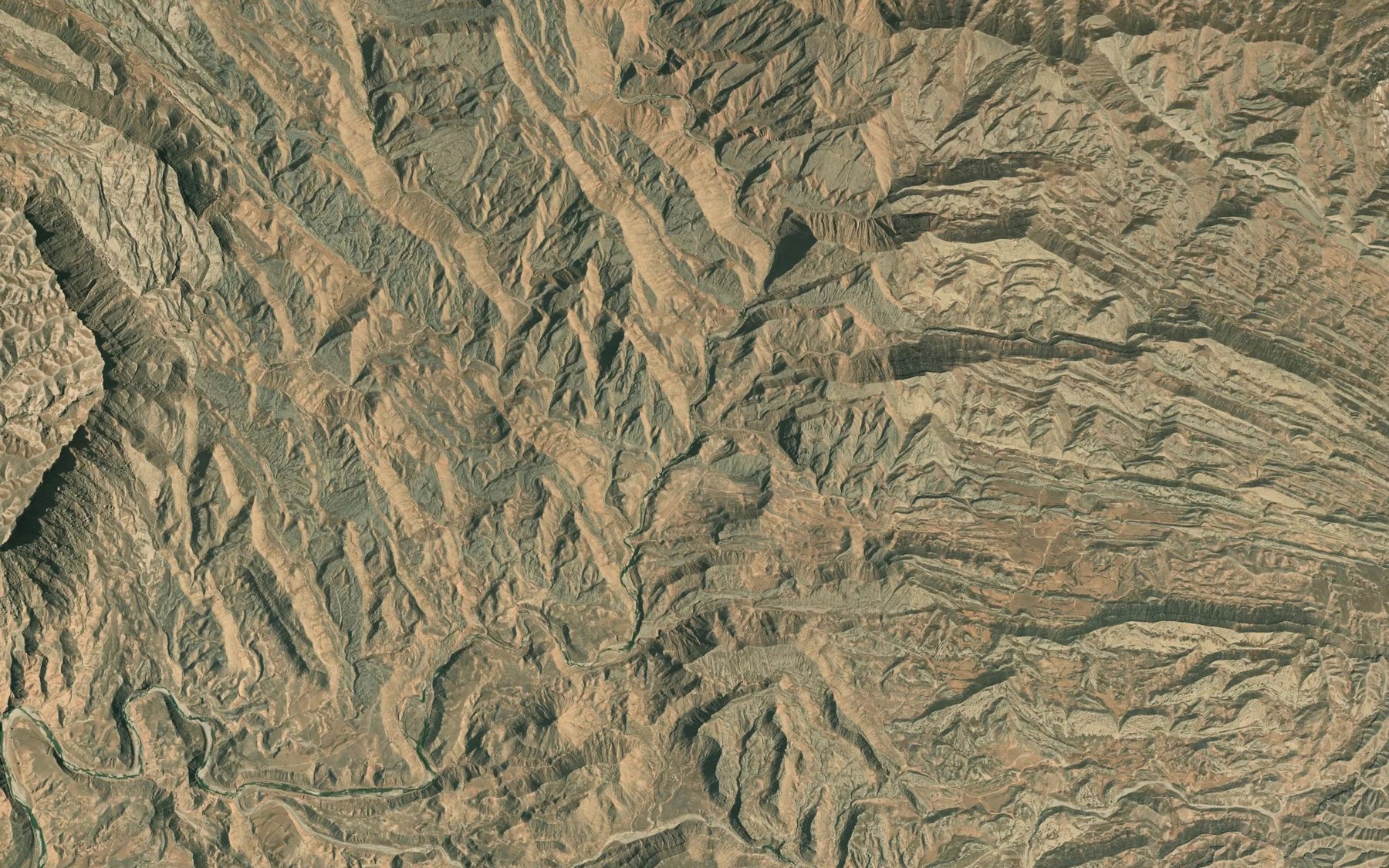 Satellite map of the Rudkhaneh-ye Shirin Ab