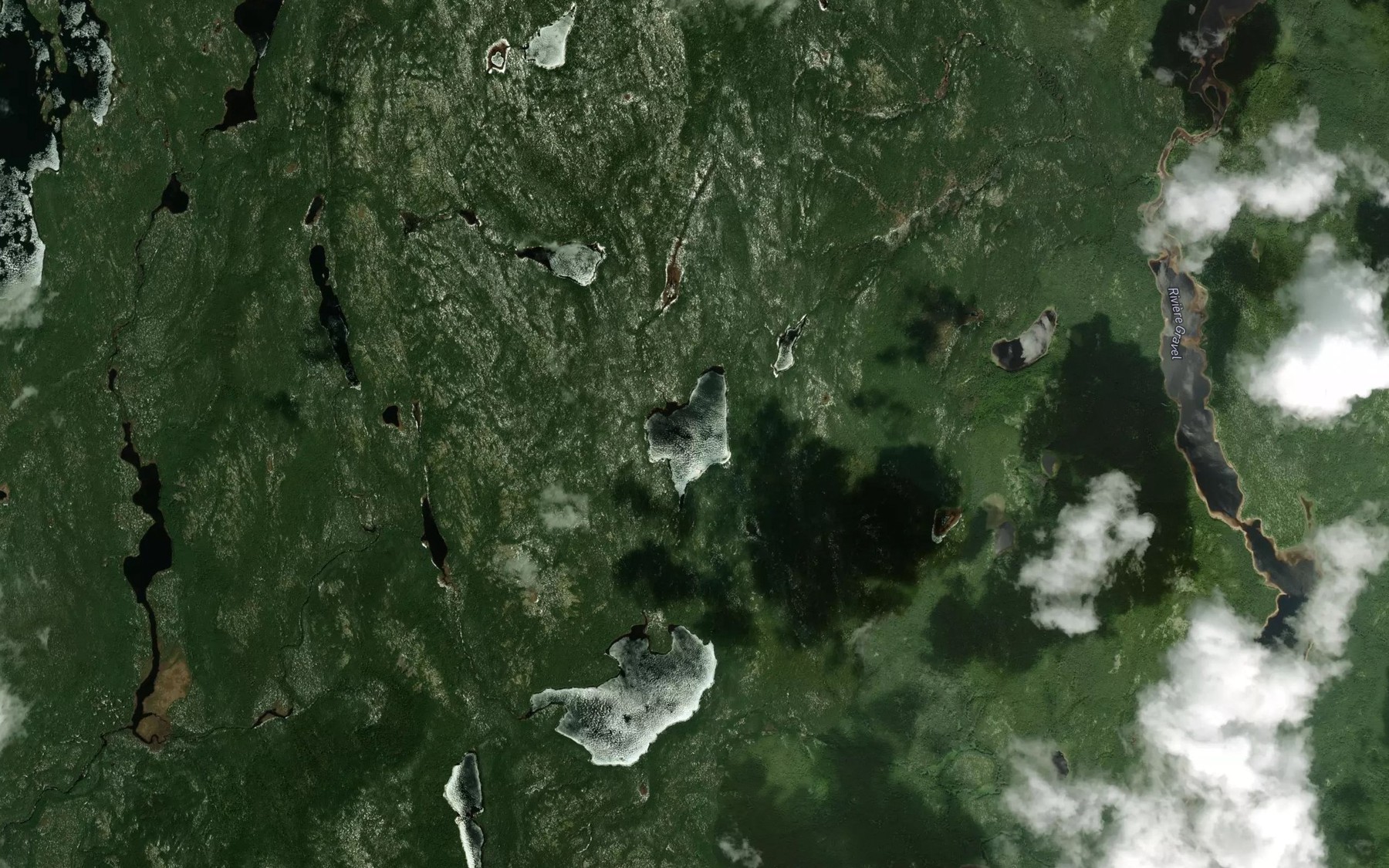 Satellite map of the Lac Bulle