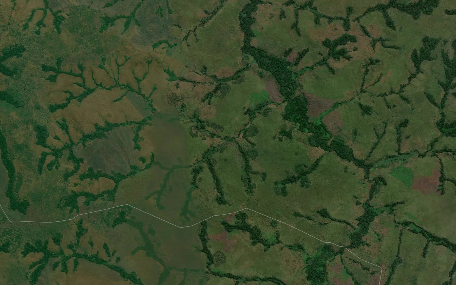 Satellite map of the Namateta