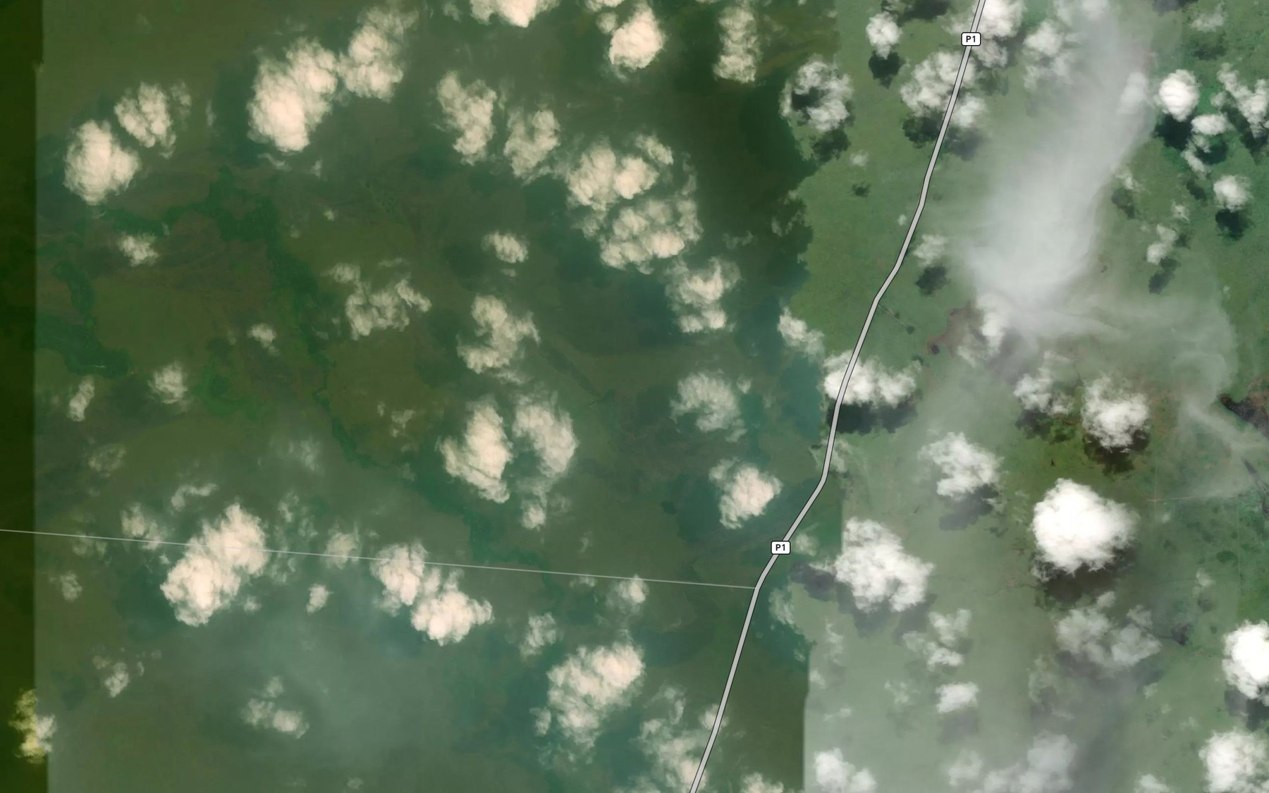 Satellite map of the Mare Moukanga