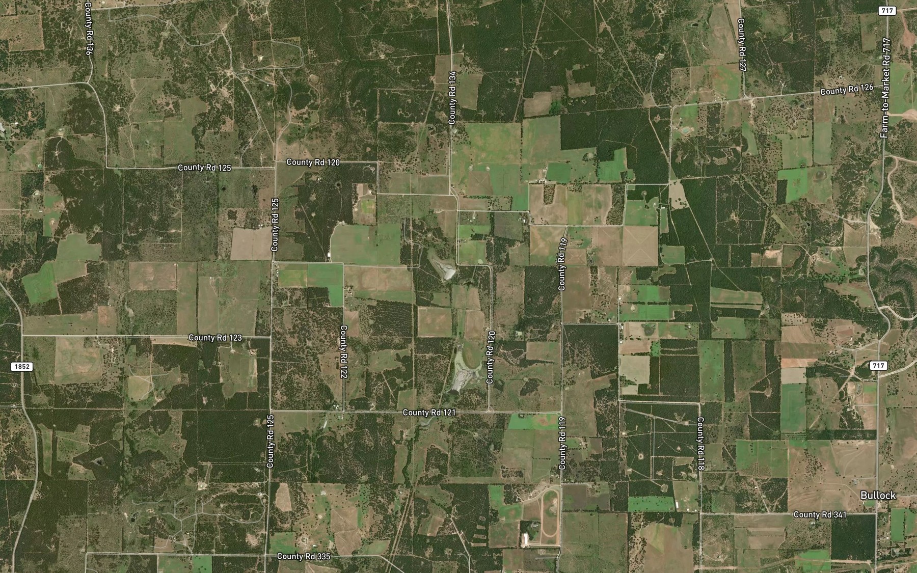 Satellite map of the Glynn Wilson Lake