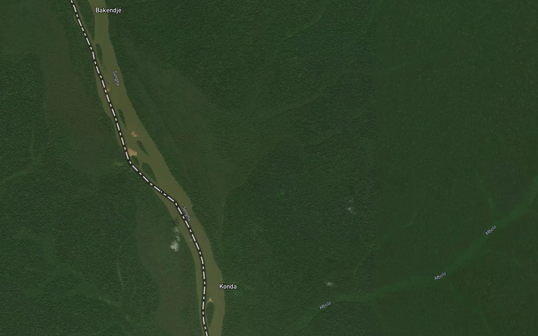Satellite map of the Somba II