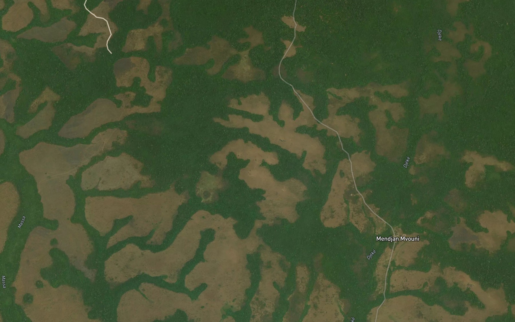 Satellite map of the Metinyo