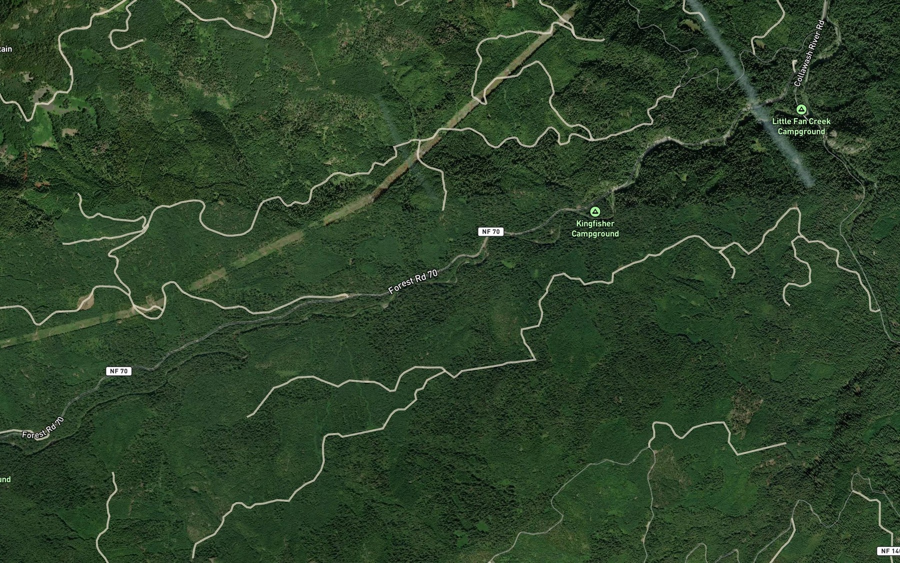 Satellite map of the Dutch Creek