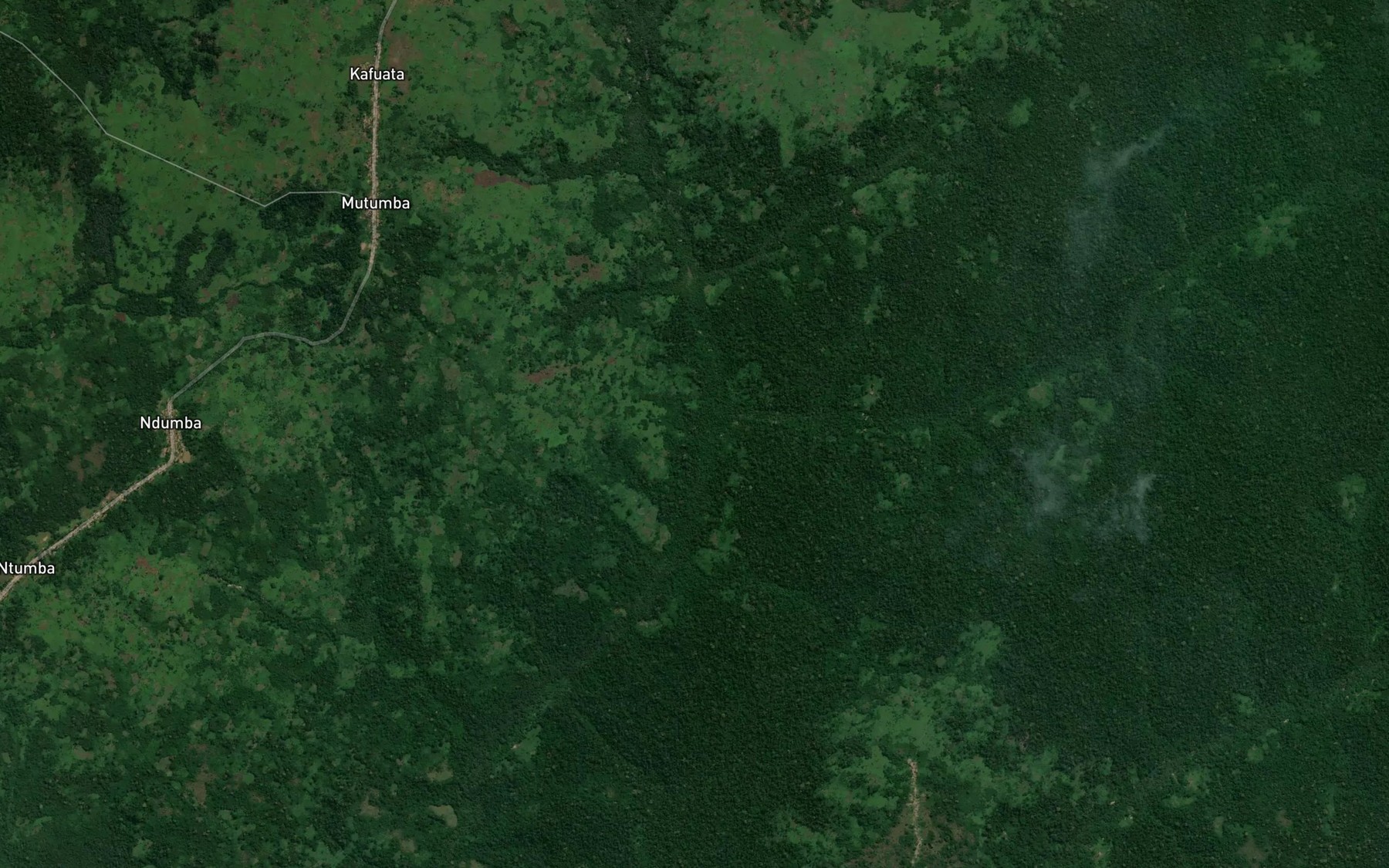 Satellite map of the Tshisilu