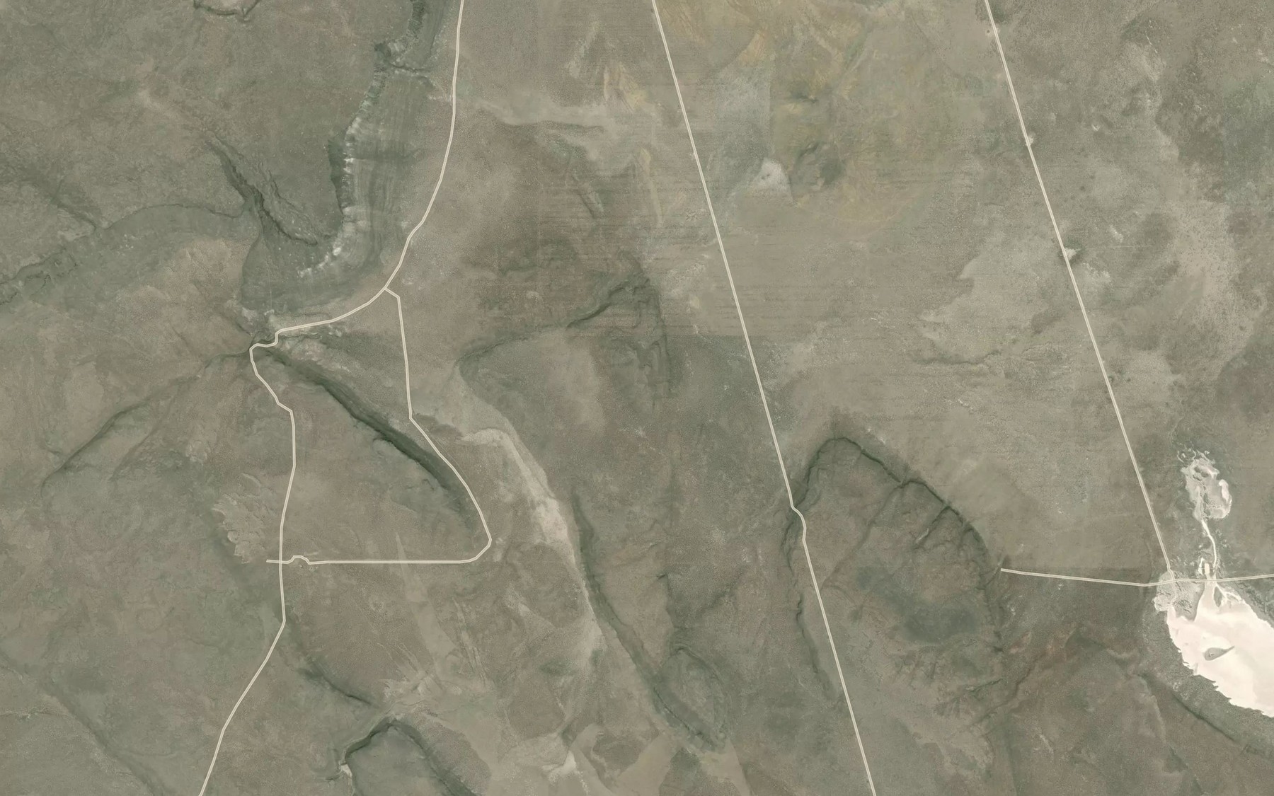 Satellite map of the South Fork Bridge Creek