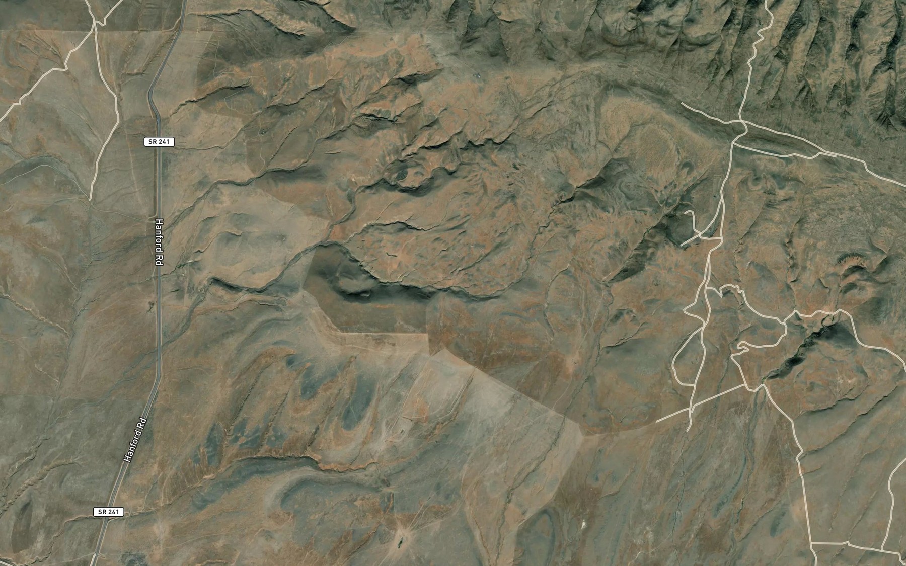 Satellite map of the Two Spring