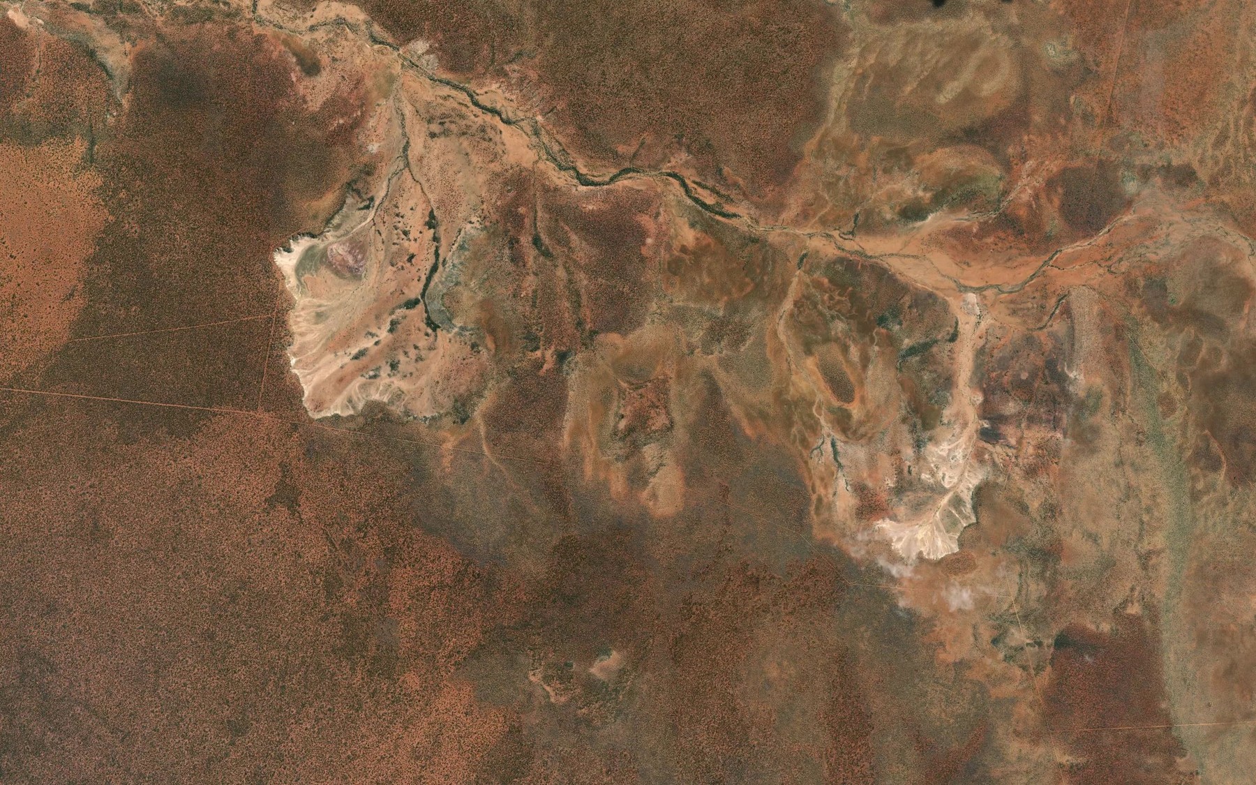 Satellite map of the Mulgagerra Spring