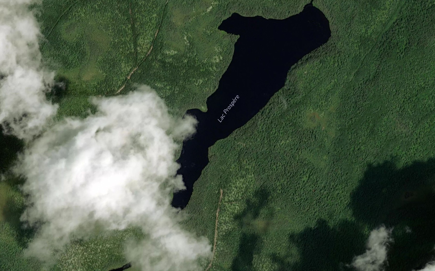 Satellite map of the Lac Prospere