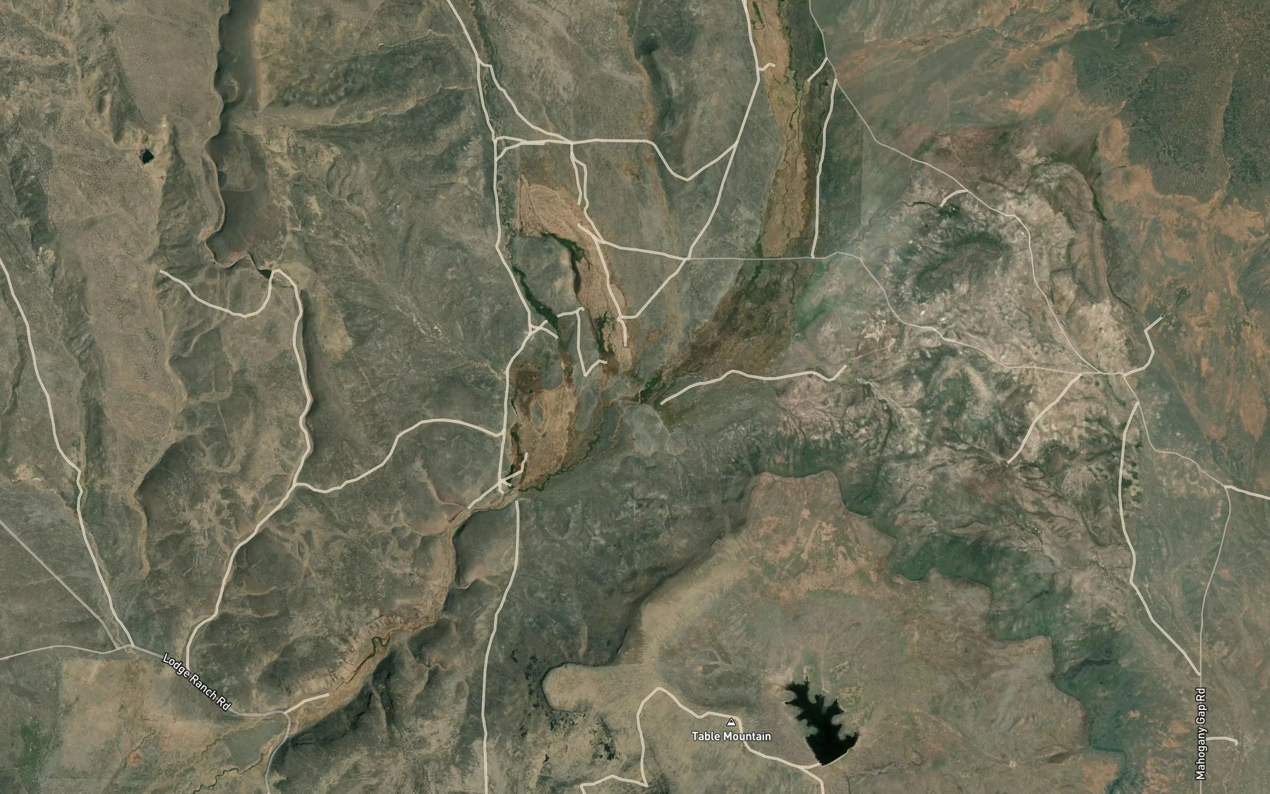 Satellite map of the Old Maids Creek