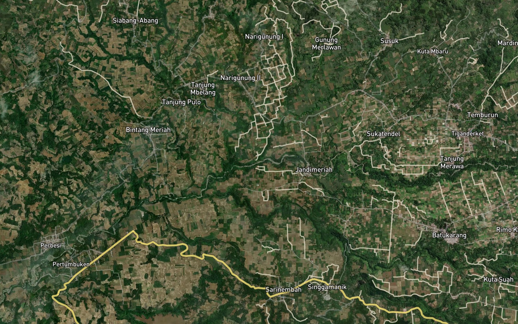 Satellite map of the Lau Makam