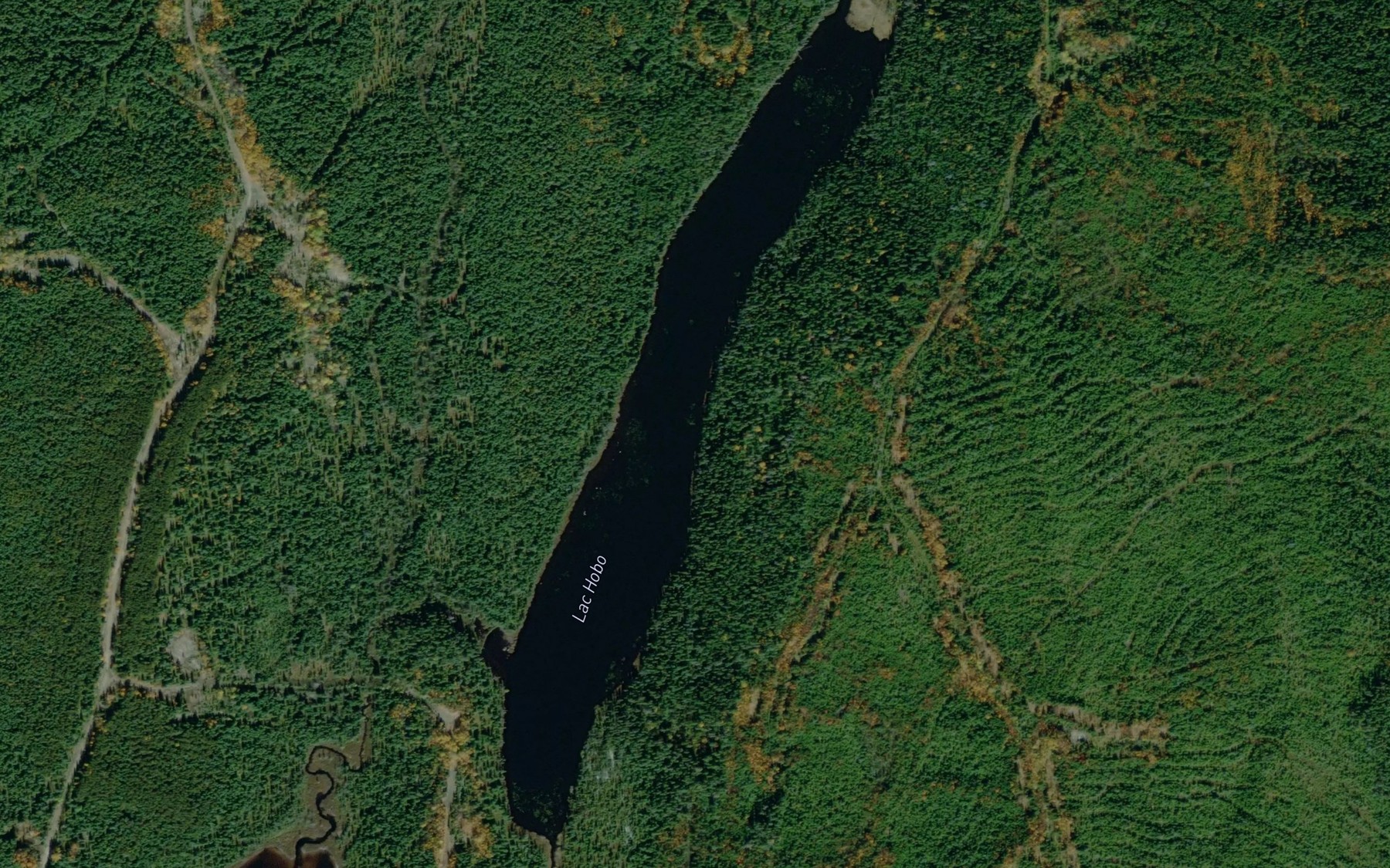 Satellite map of the Lac Hobo