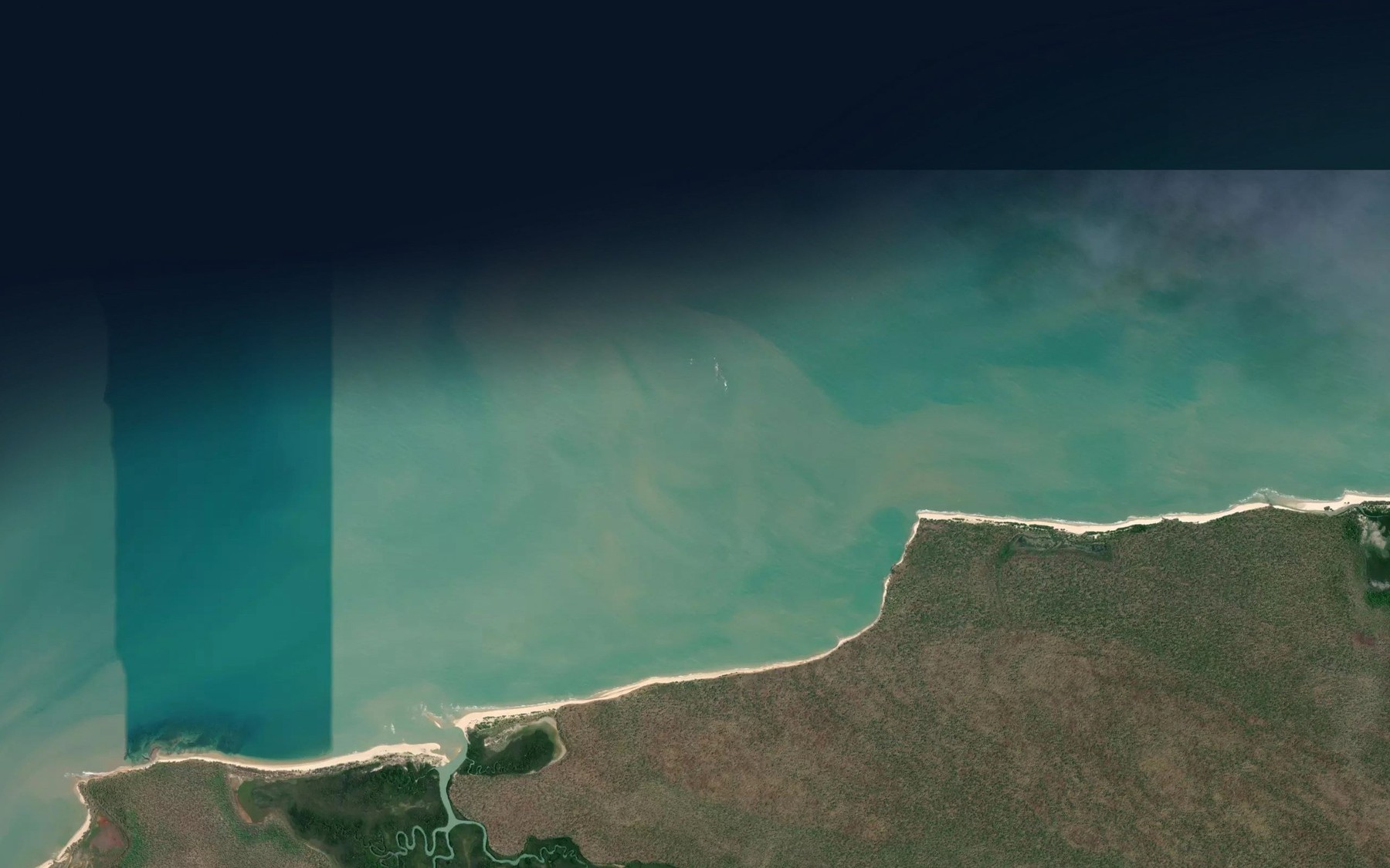 Satellite map of the Laxton Reef