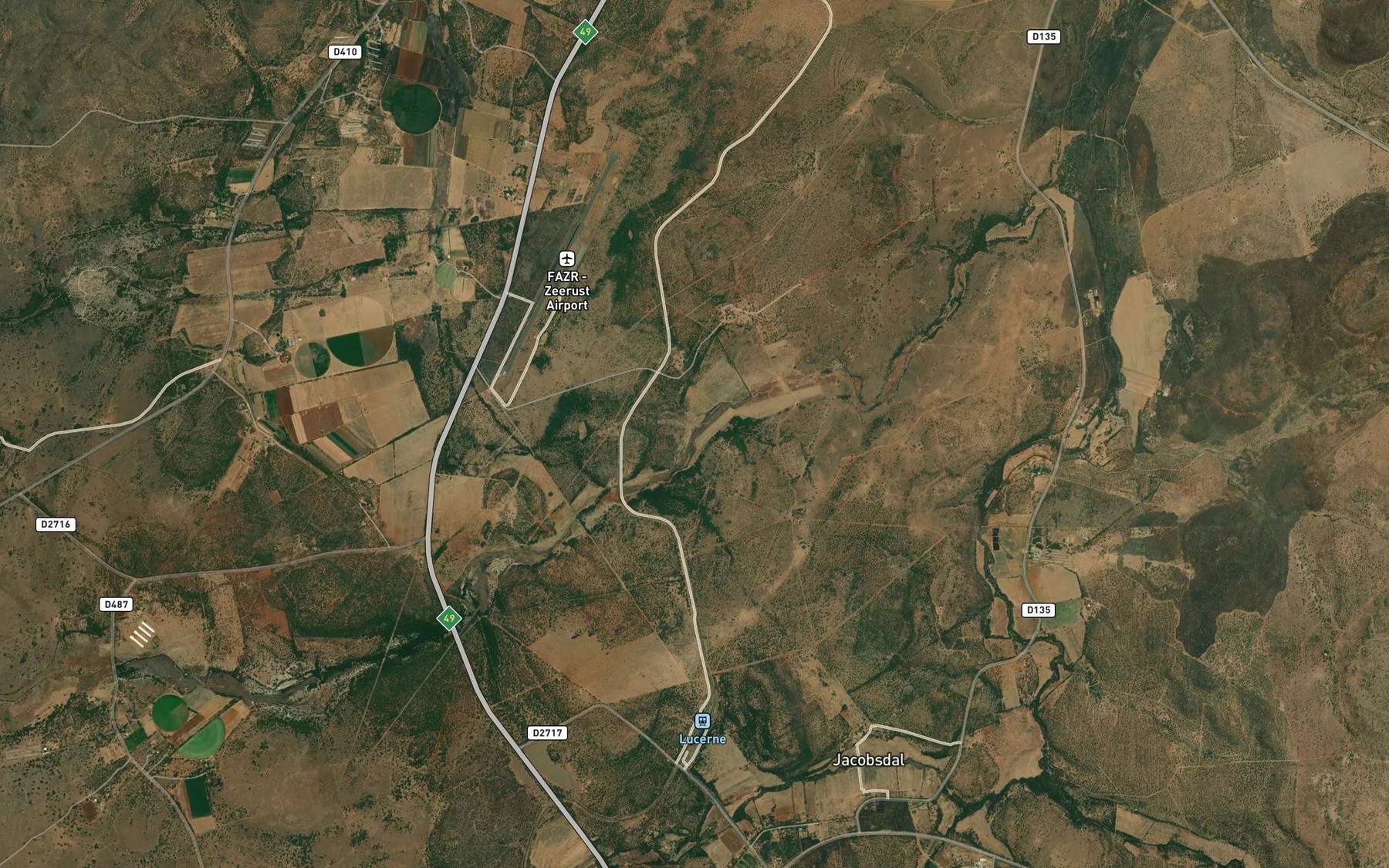 Satellite map of the Malmanieloop