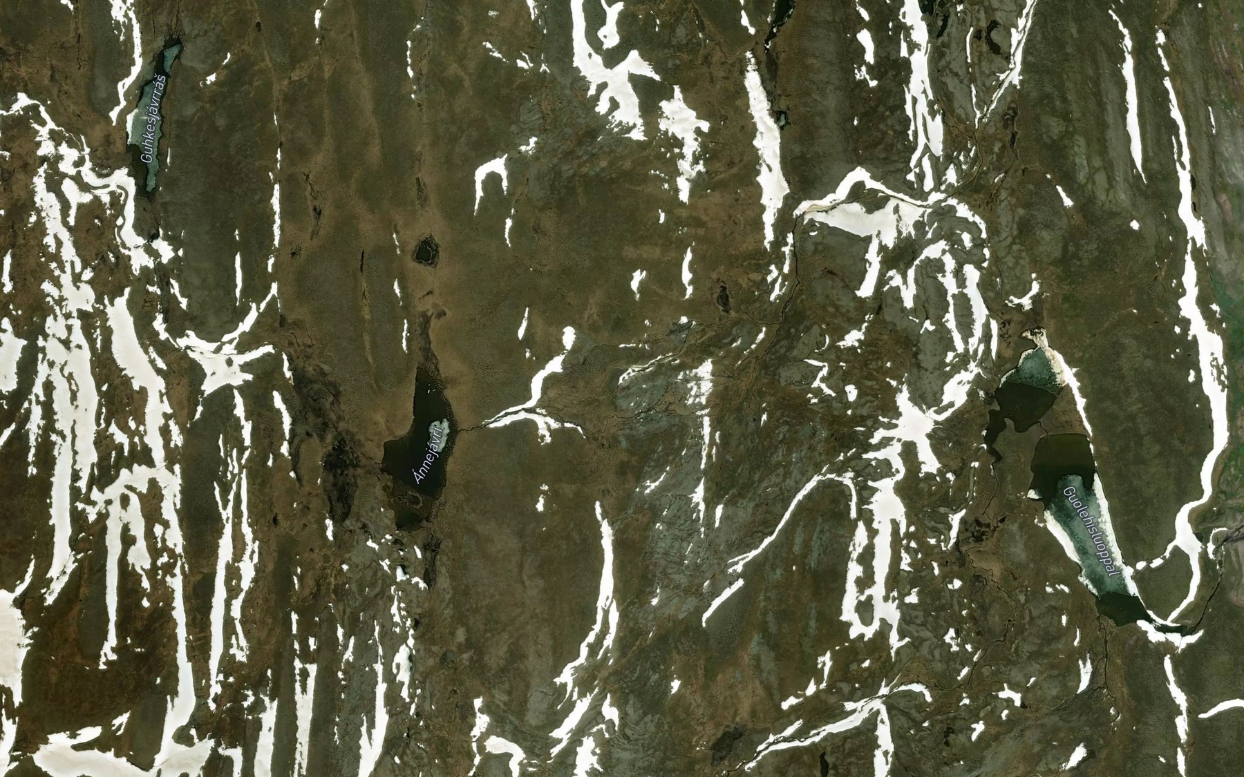 Satellite map of the Annejakka