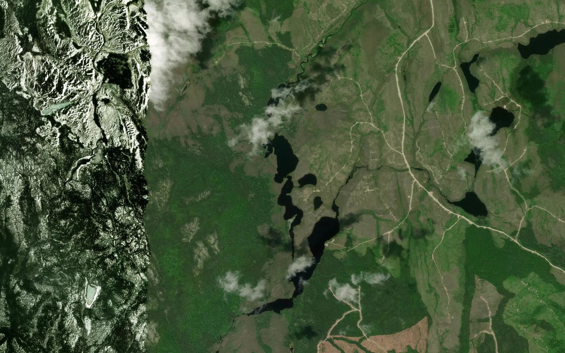 Satellite map of the Lac de la Limite