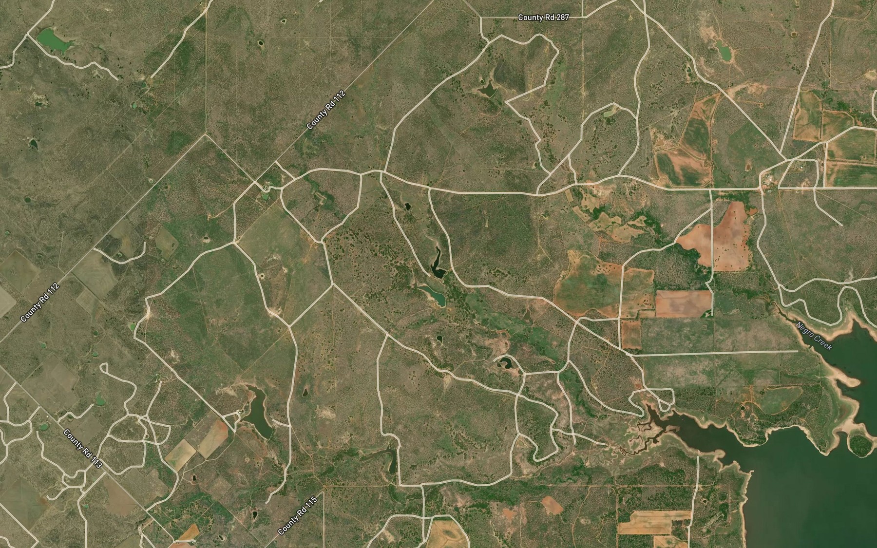 Satellite map of the Green Reservoir Number 1