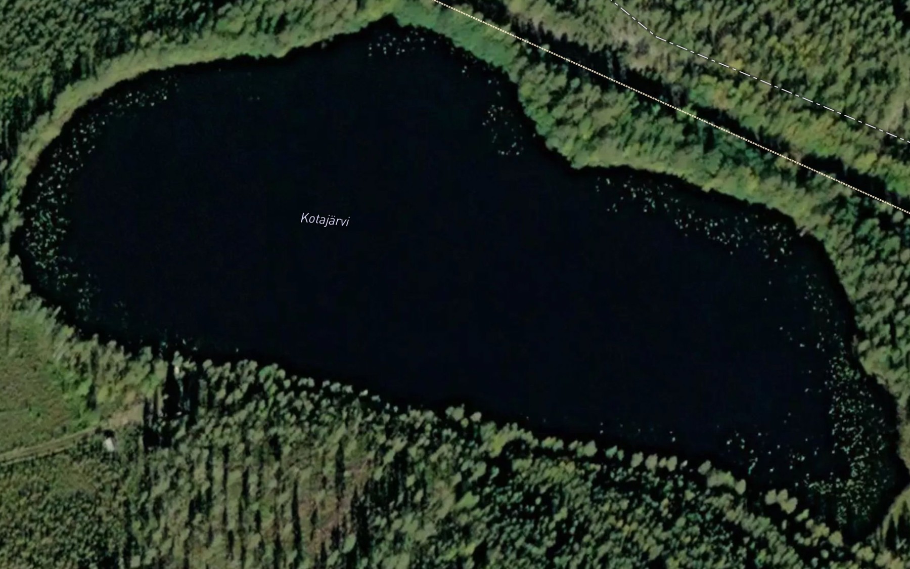 Satellite map of the Kotajarvi
