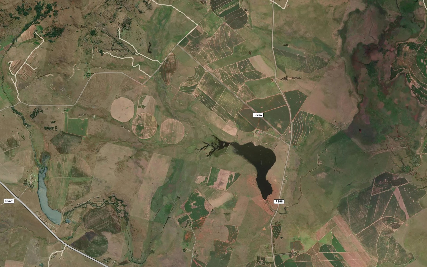 Satellite map of the Gibindlala