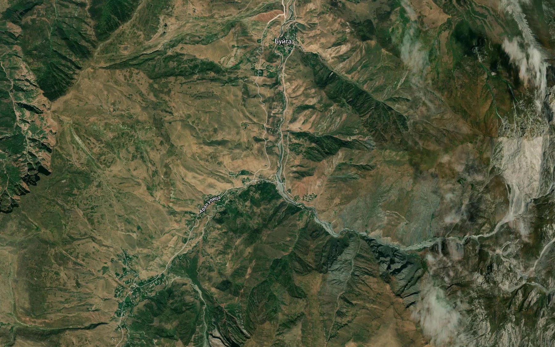 Satellite map of the Temirdhzan
