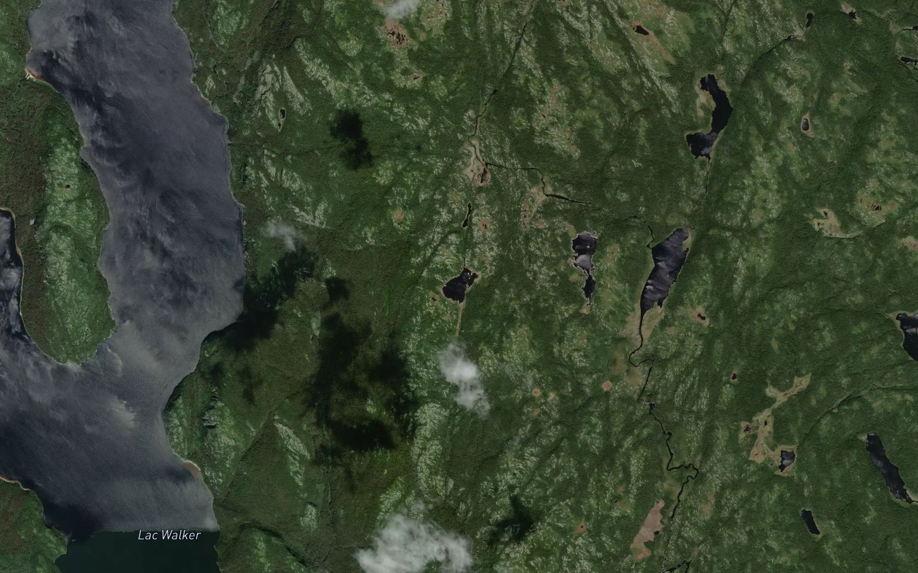 Satellite map of the Lac Mailfert