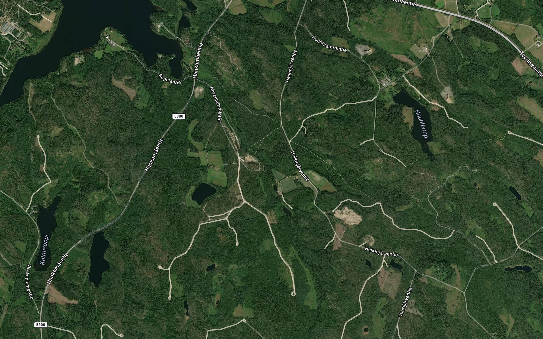 Satellite map of the Lahnasenpuro