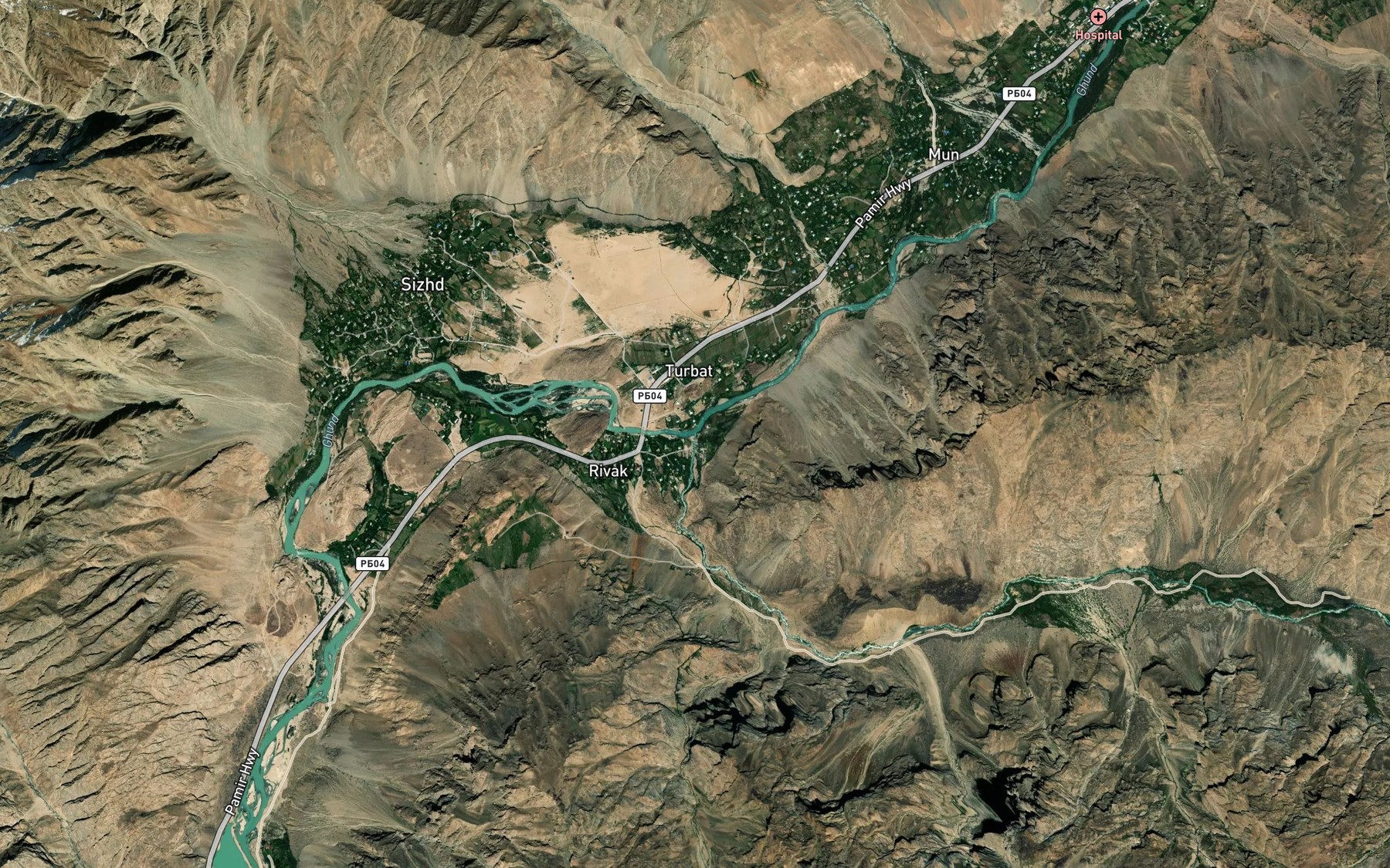 Satellite map of the Bijondara