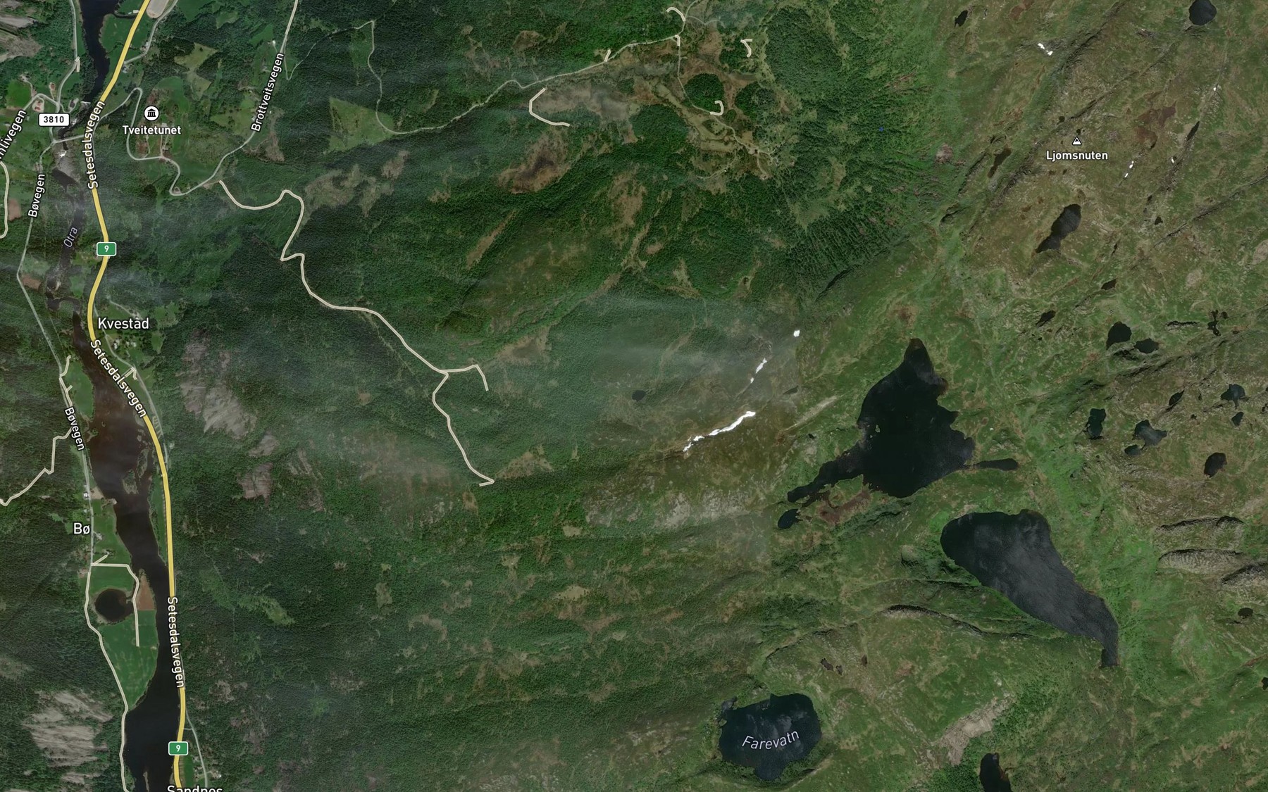 Satellite map of the Kroktjorn