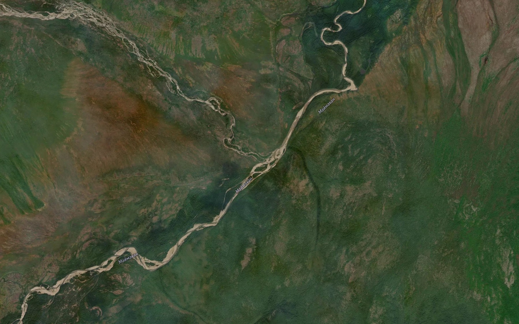 Satellite map of the Amnus