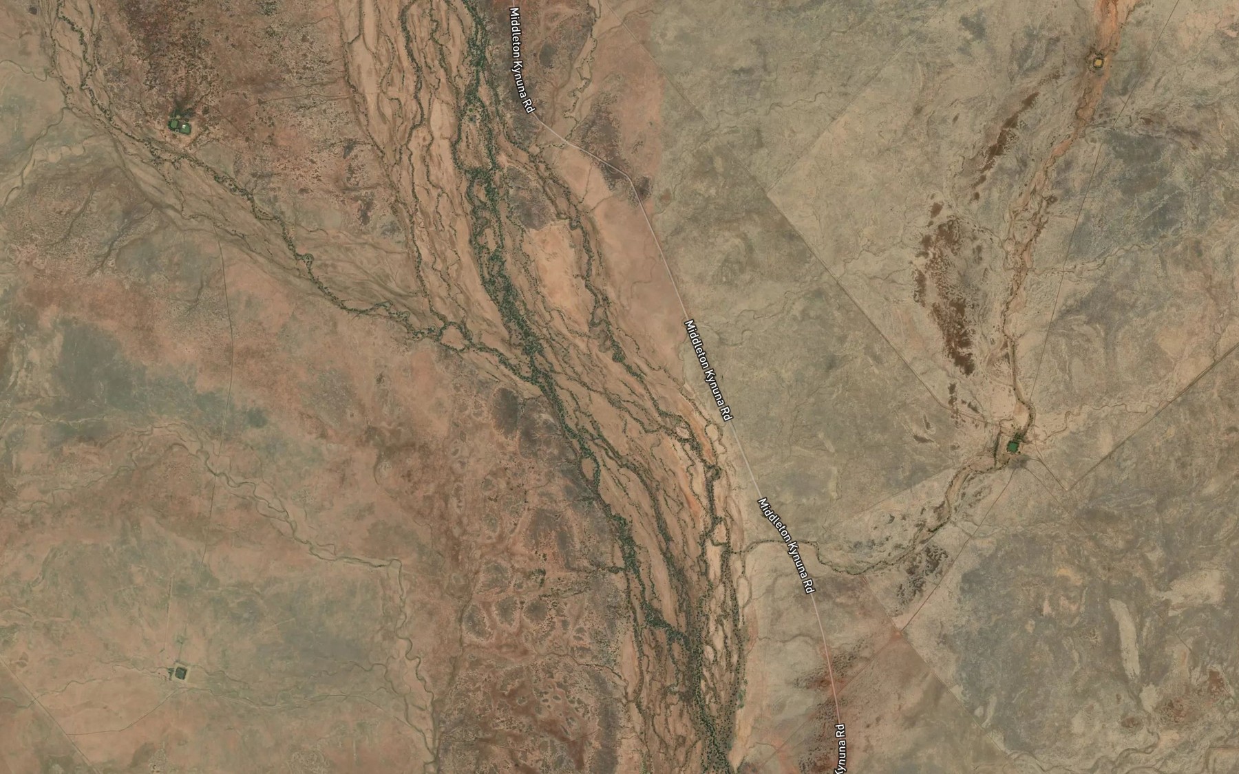 Satellite map of the Acacia Creek