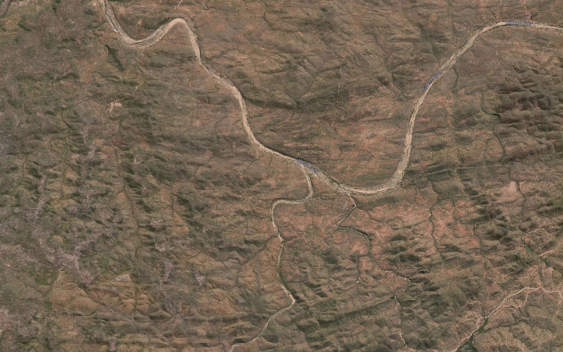 Satellite map of the Mica Schist Creek