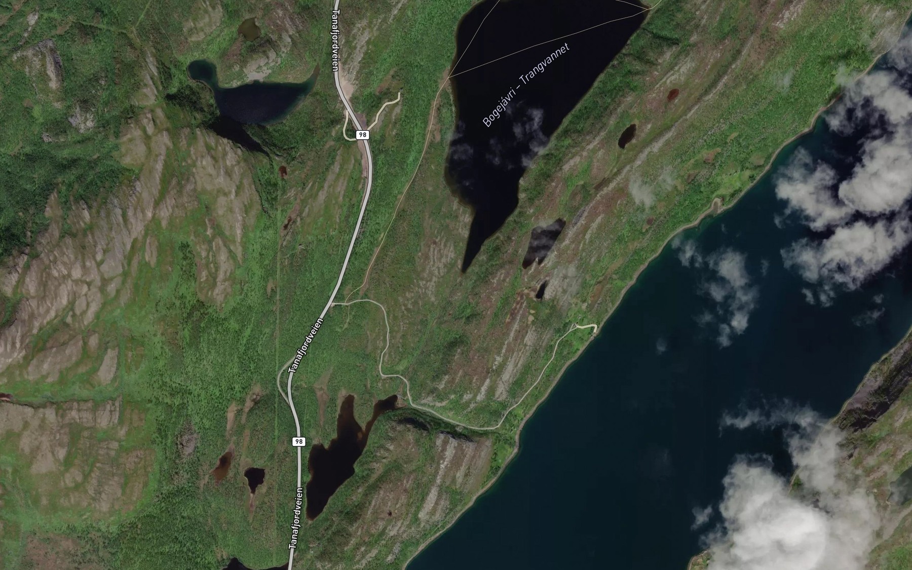 Satellite map of the Doaresjakka