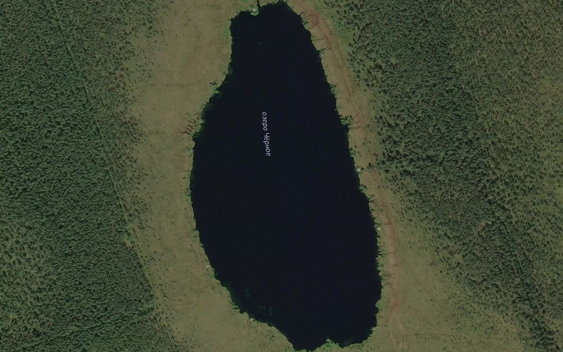 Satellite map of the Ozero Chernoye