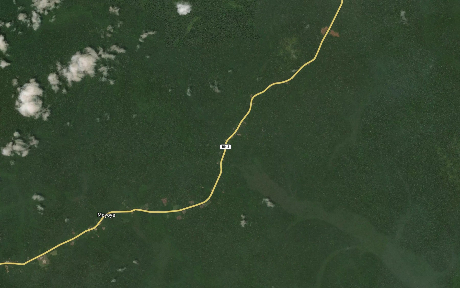 Satellite map of the Mombi