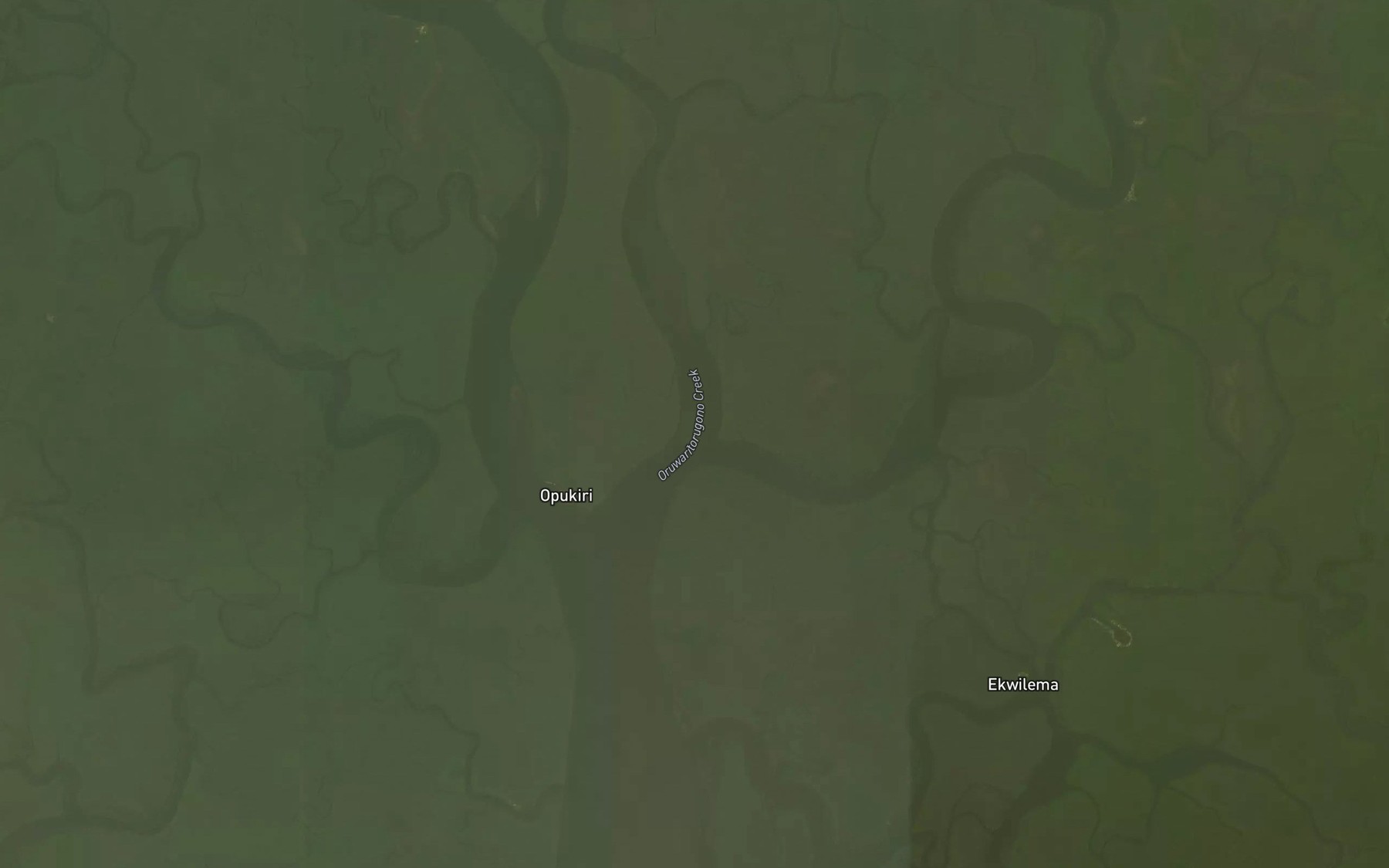 Satellite map of the Oruwaritorugono Creek