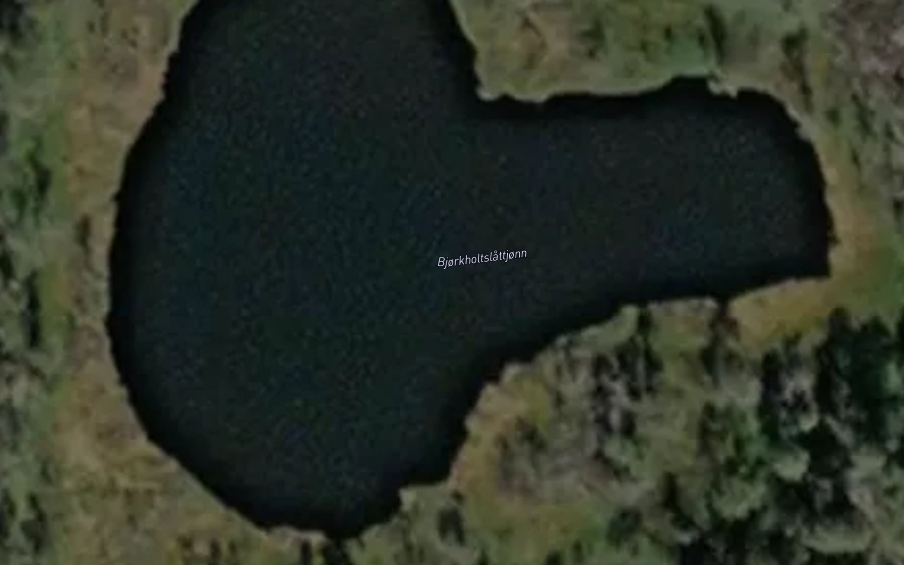 Satellite map of the Bjorkholtslattjonn