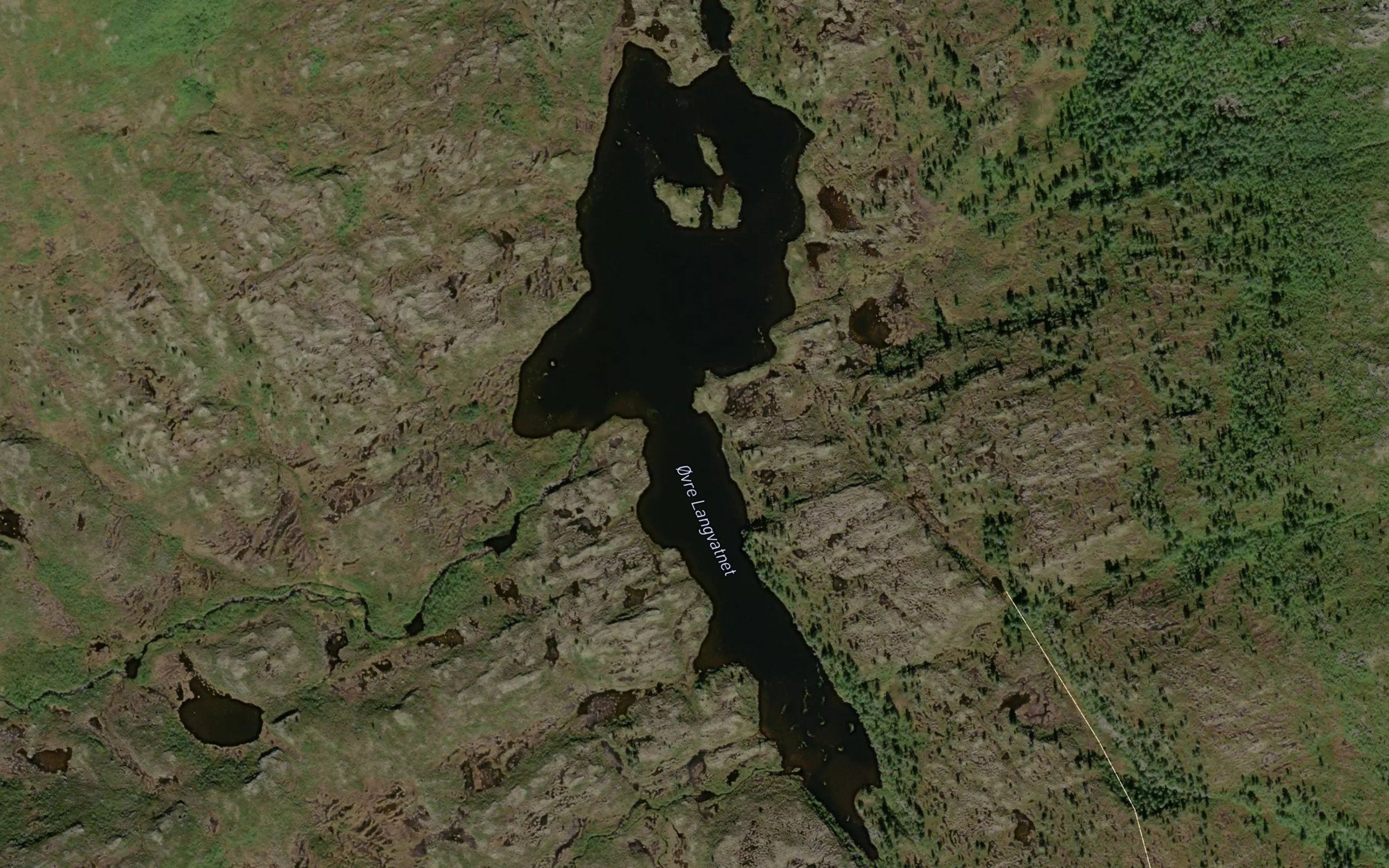 Langvatnet,ovre