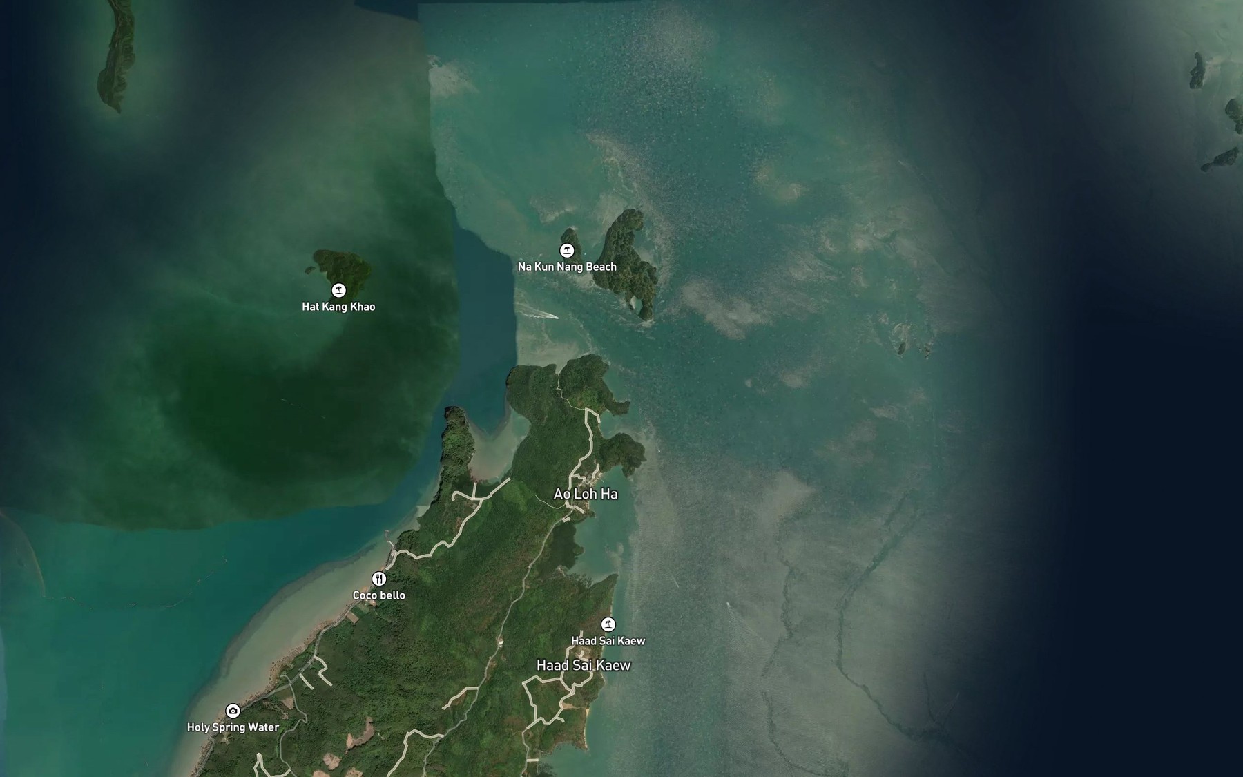Satellite map of the Ao Tham To Buat