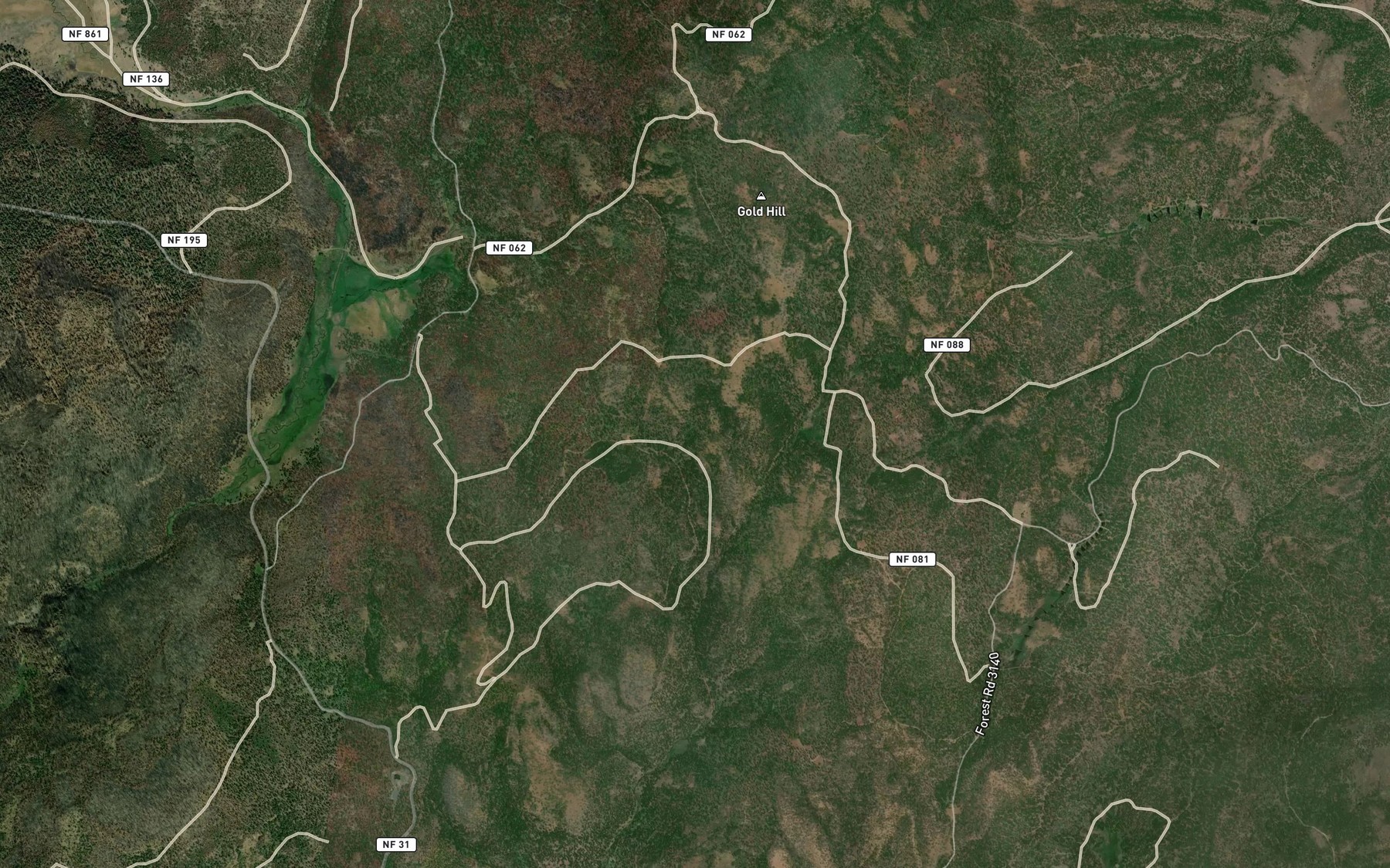 Satellite map of the H J Spring