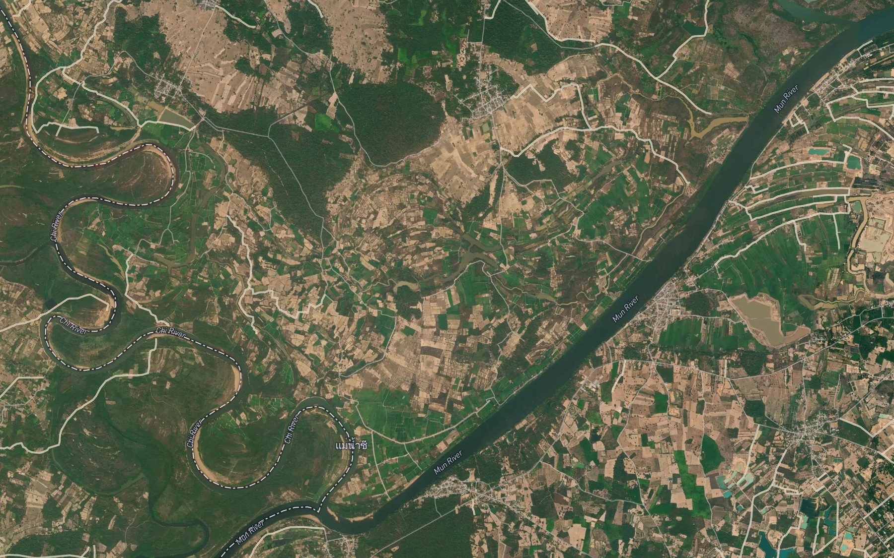 Satellite map of the Kut Hi