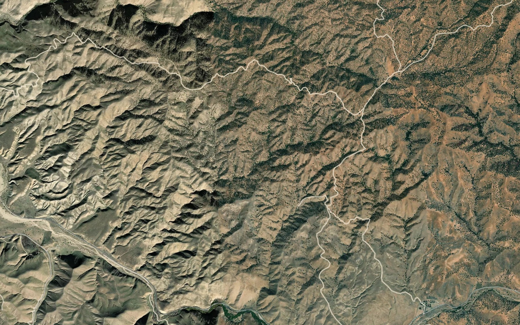 Satellite map of the Scraper Spring