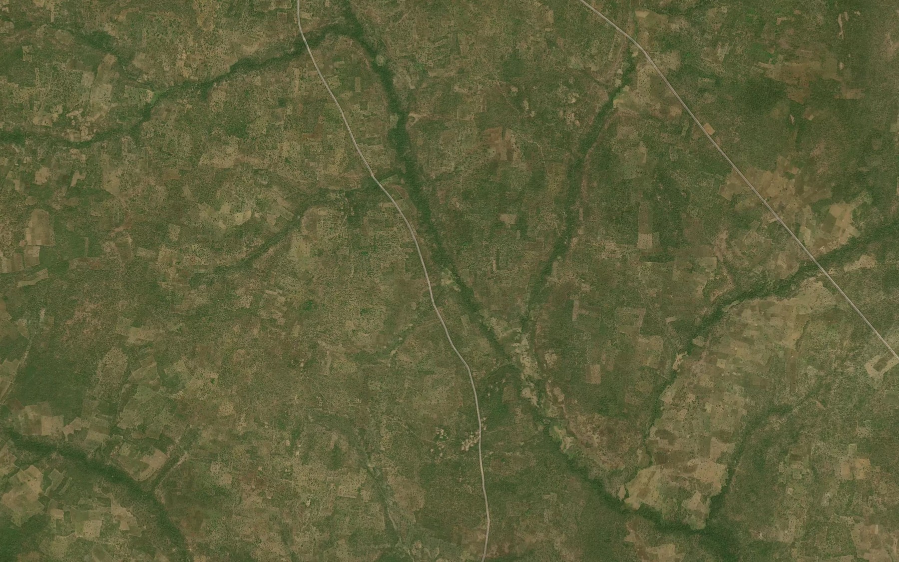 Satellite map of the River Kaikere
