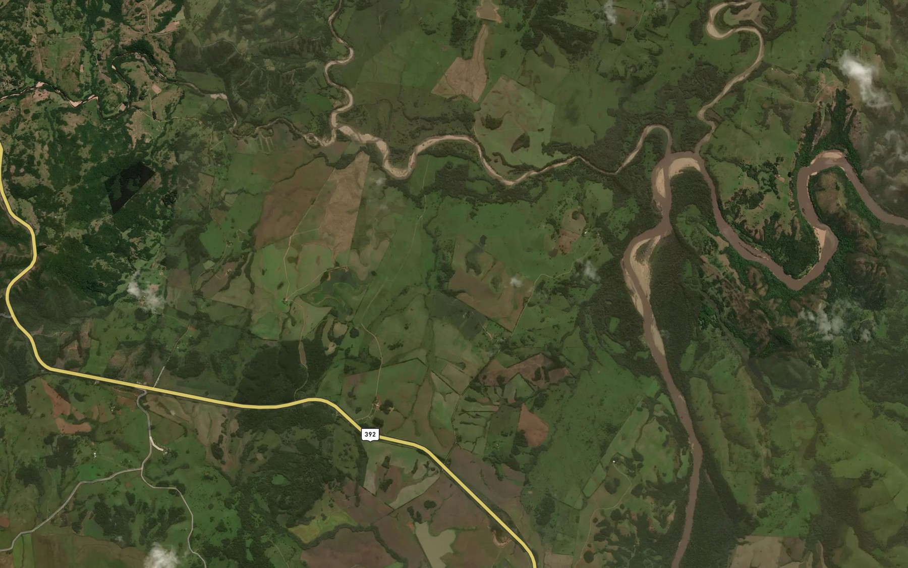 Satellite map of the Arroio do Mucui