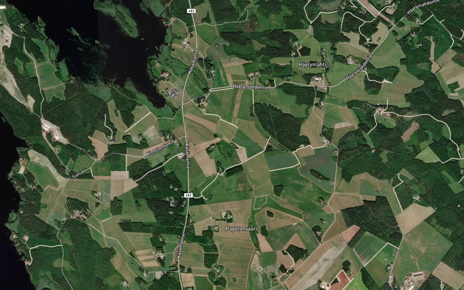Satellite map of the Pohjalampi