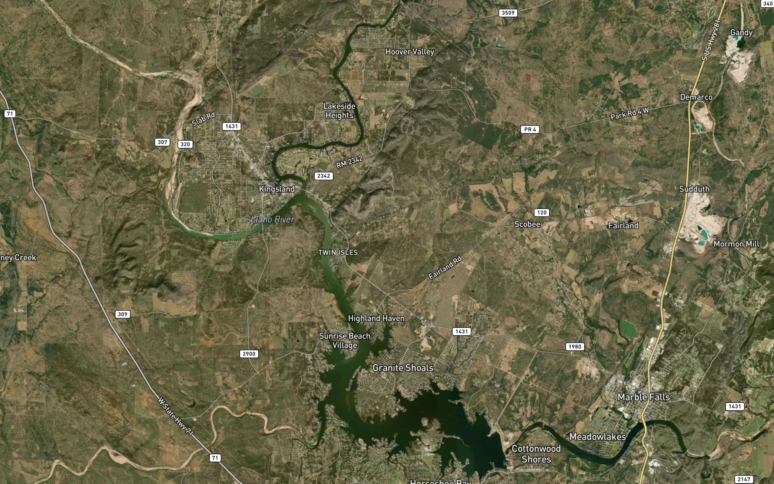 Lake Lyndon B Johnson