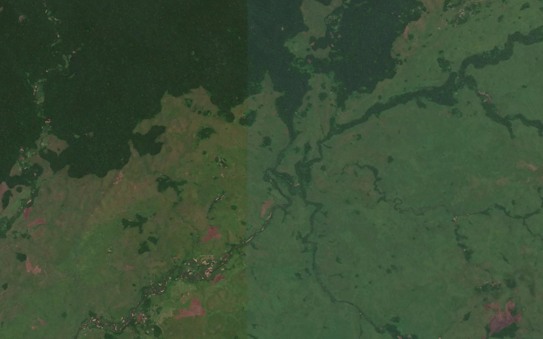 Satellite map of the Lououtou