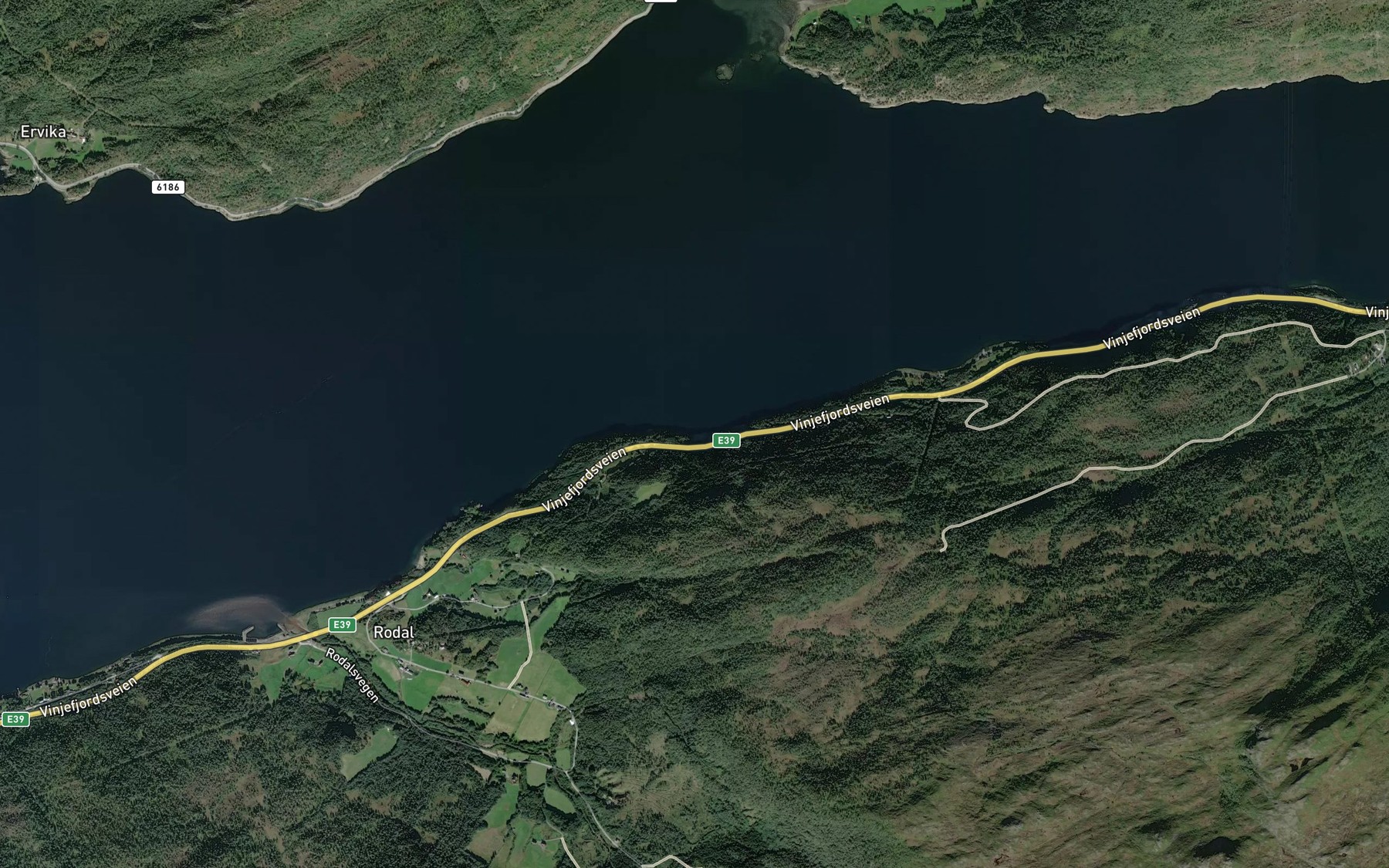 Satellite map of the Litlgasvika